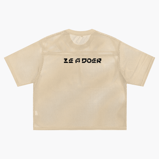 See-through Boxy Net T-shirt