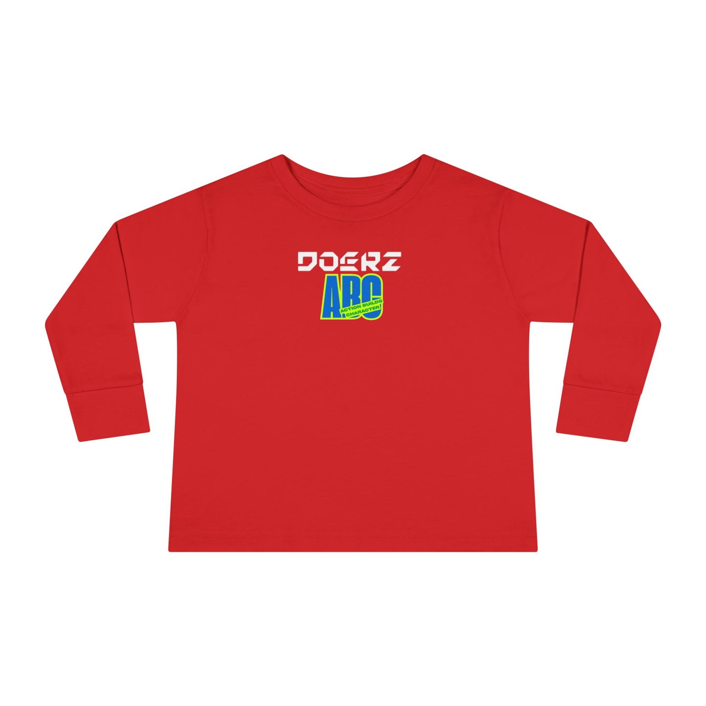 DOERZ “ABC” Action Builds Character.Toddler sweatshirt
