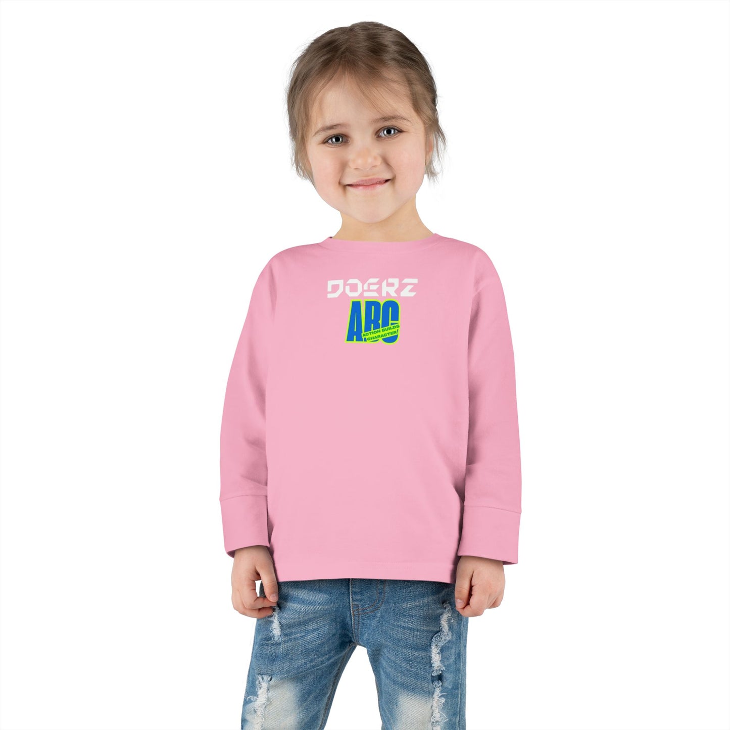 DOERZ “ABC” Action Builds Character.Toddler sweatshirt