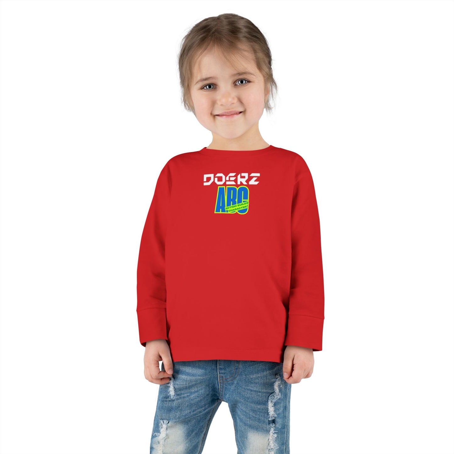 DOERZ “ABC” Action Builds Character.Toddler sweatshirt