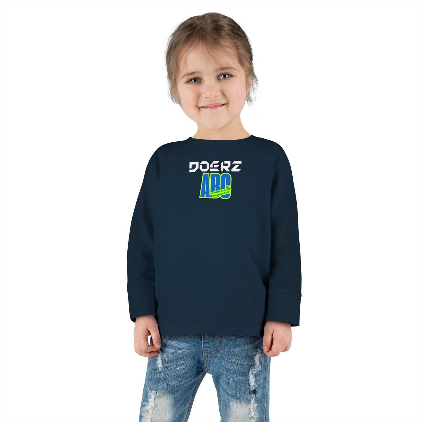 DOERZ “ABC” Action Builds Character.Toddler sweatshirt