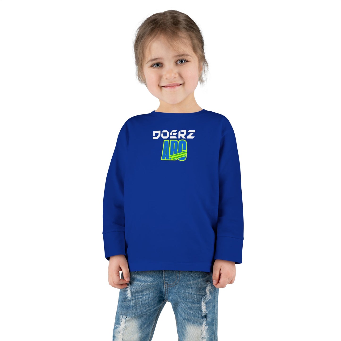 DOERZ “ABC” Action Builds Character.Toddler sweatshirt