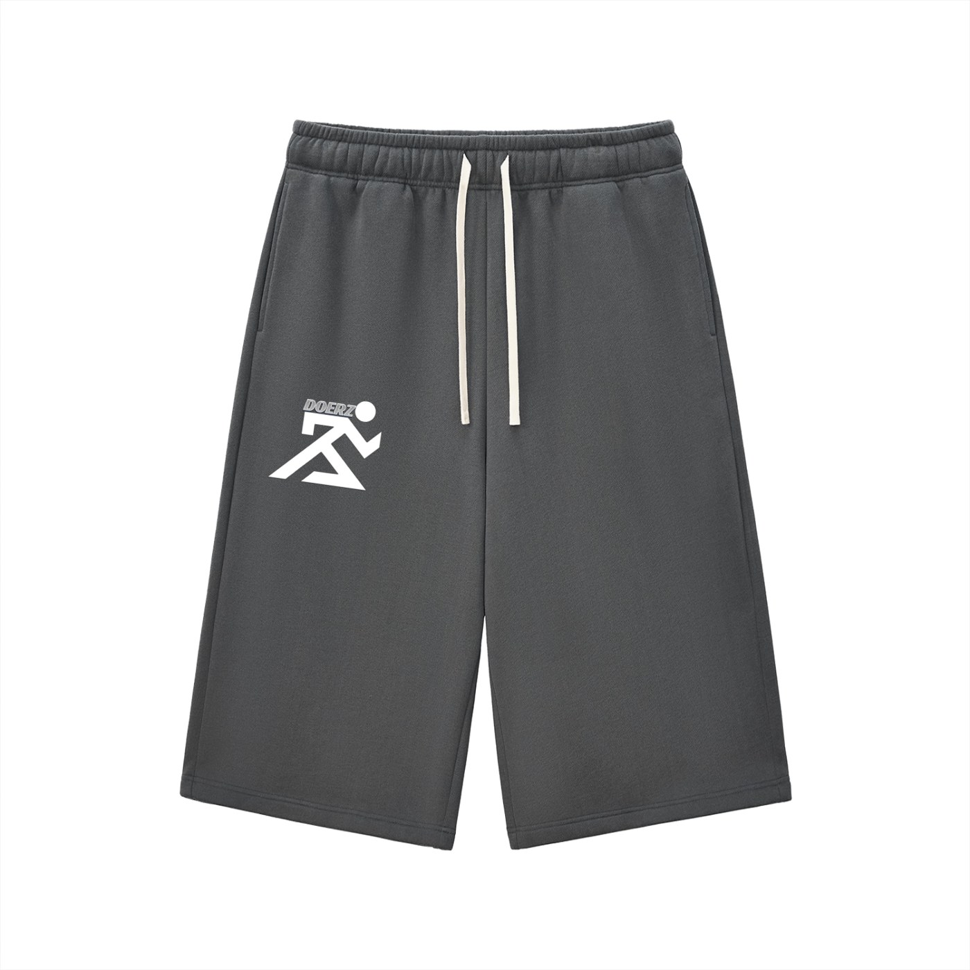 Relaxed Drawstring 3/4 Sweatpants