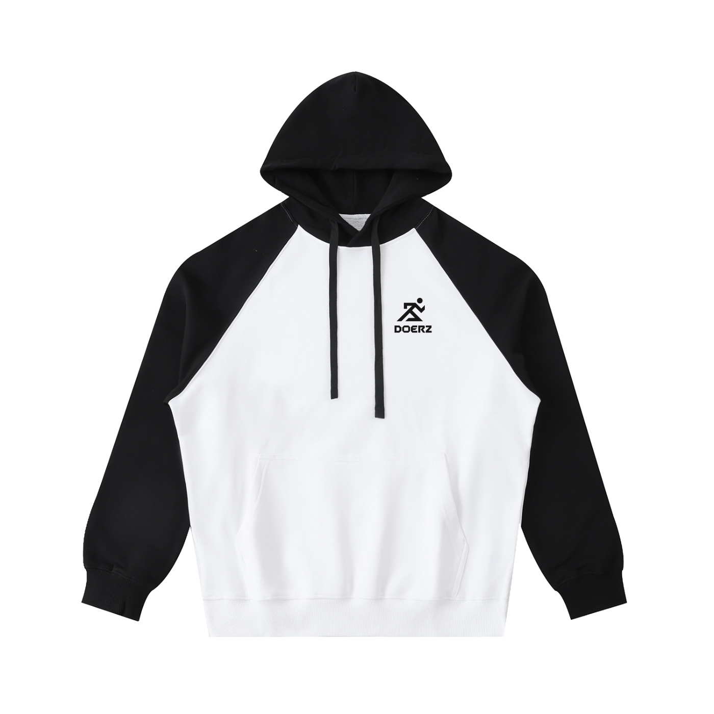 Color-Block Raglan Sleeve Hoodie
