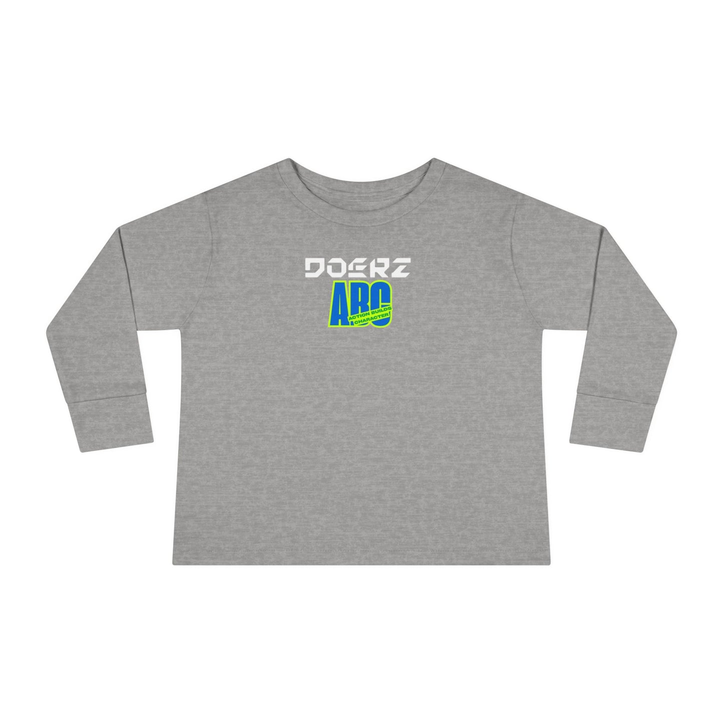 DOERZ “ABC” Action Builds Character.Toddler sweatshirt