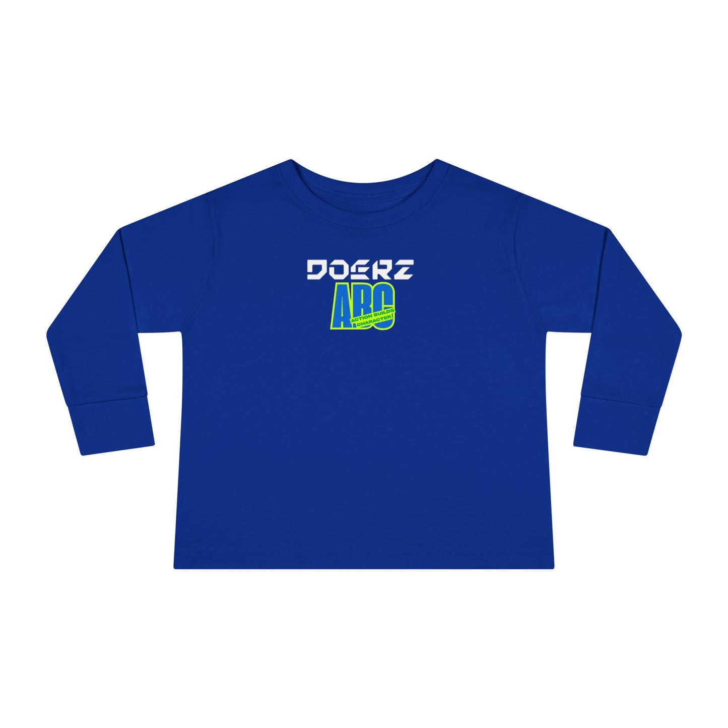 DOERZ “ABC” Action Builds Character.Toddler sweatshirt