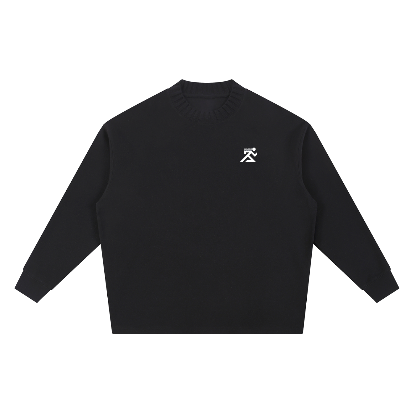 Knitted Round Neck Oversize Sweatshirt