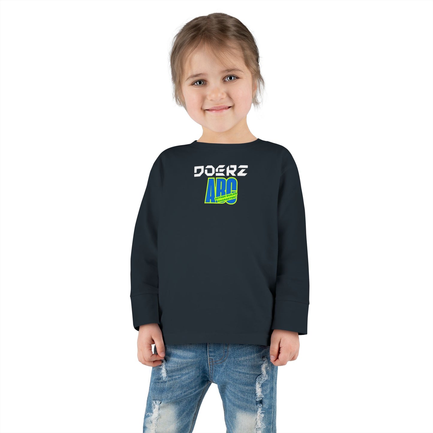 DOERZ “ABC” Action Builds Character.Toddler sweatshirt