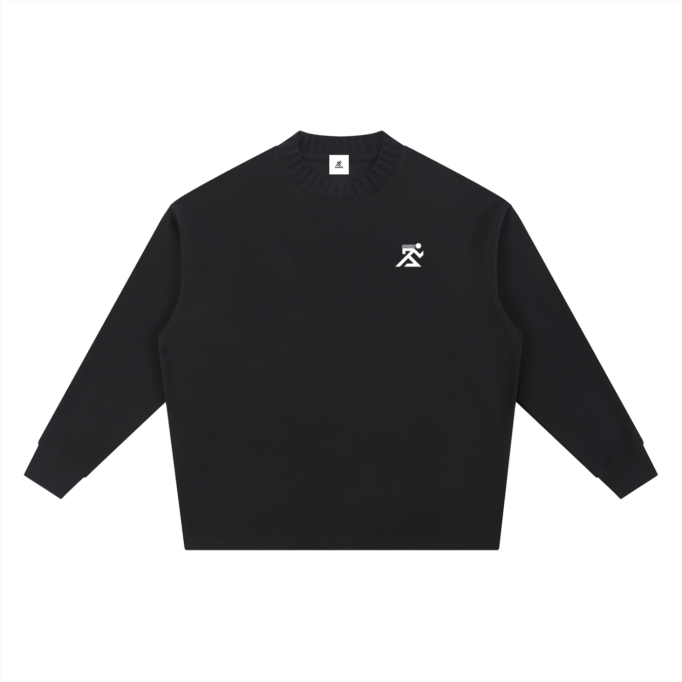 Knitted Round Neck Oversize Sweatshirt