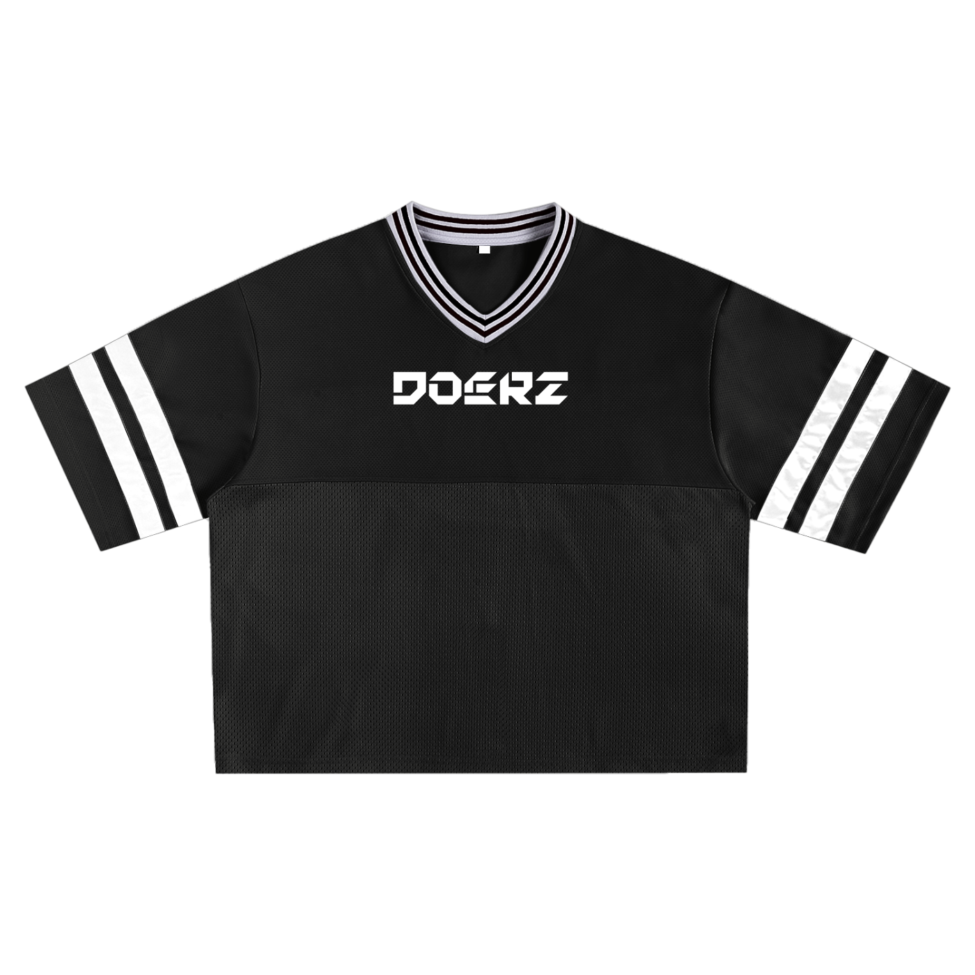 Taped Mesh Boxy T-shirt