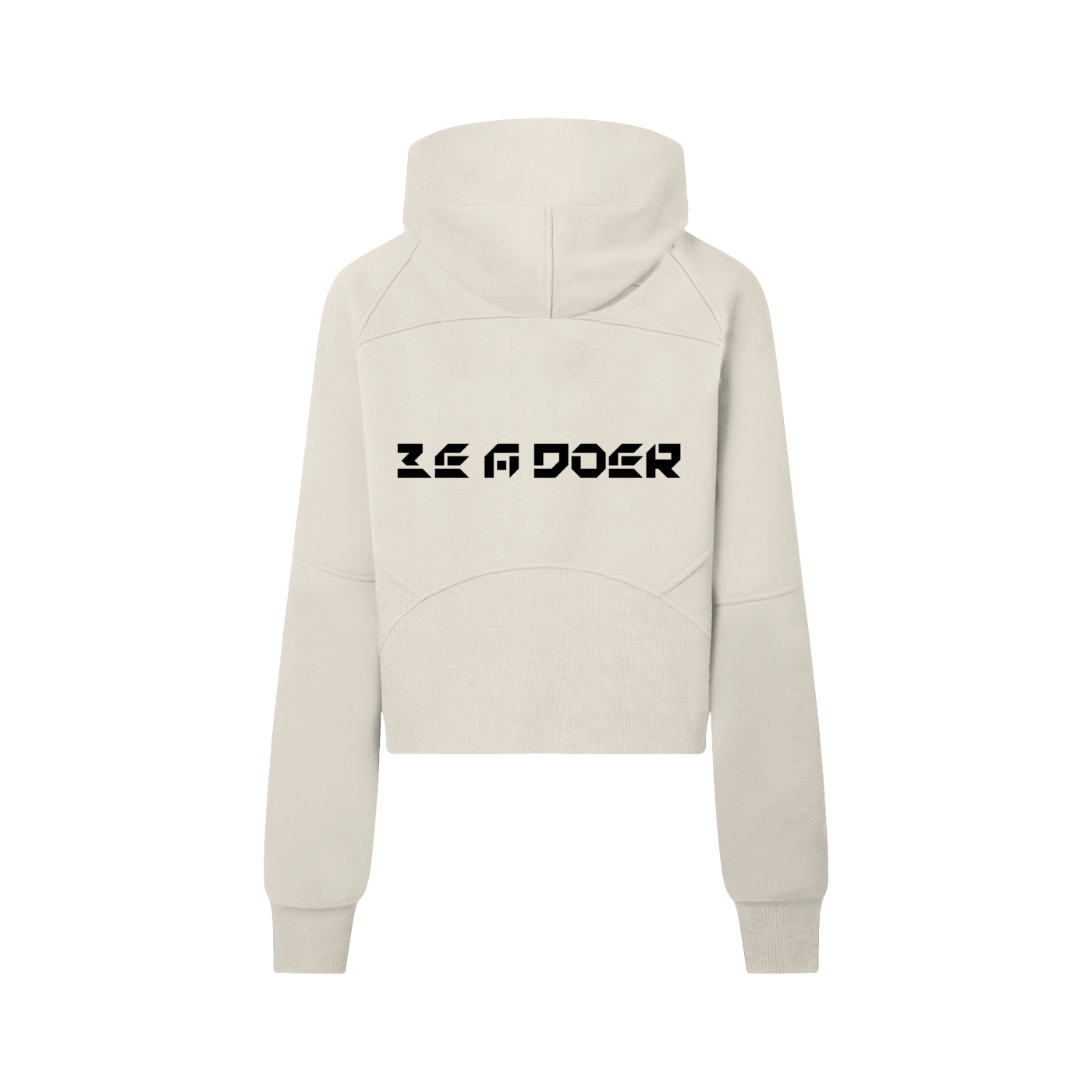 Cropped Half-Zip Hoodie