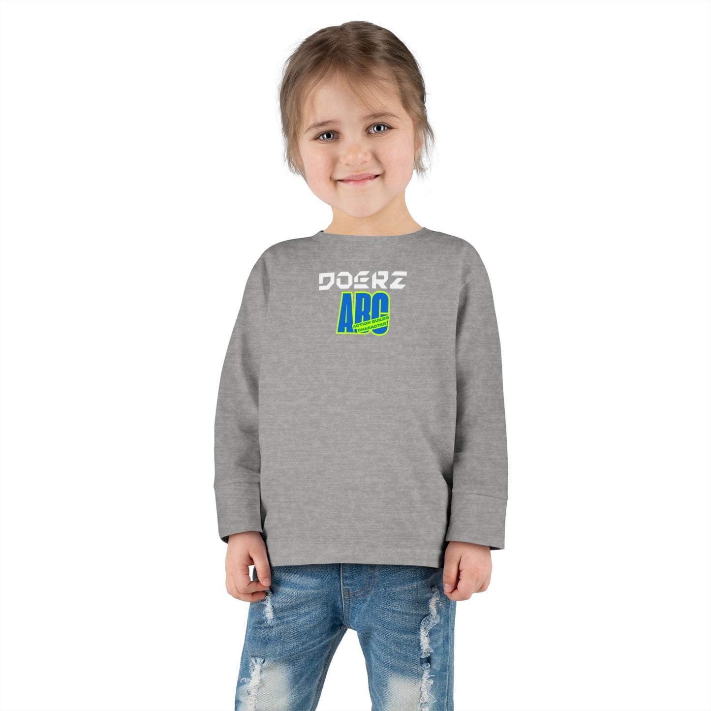 DOERZ “ABC” Action Builds Character.Toddler sweatshirt