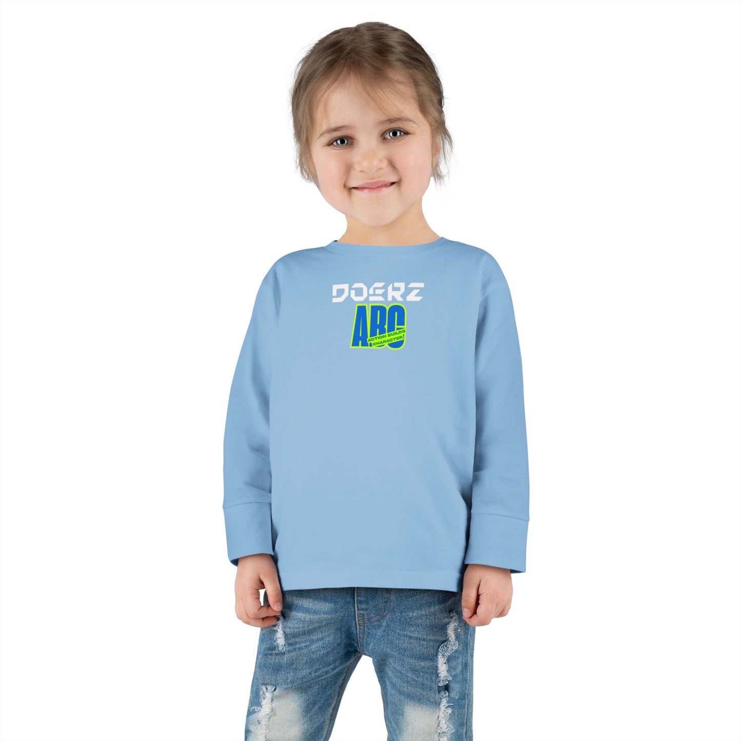 DOERZ “ABC” Action Builds Character.Toddler sweatshirt