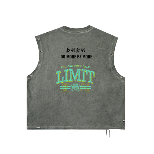 Distressed Grommet Eyelet Tank Top