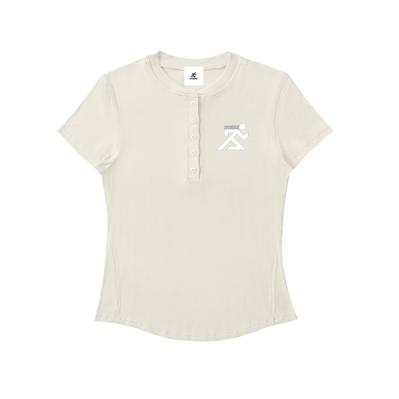 Modal Bodycon Henley Shirt