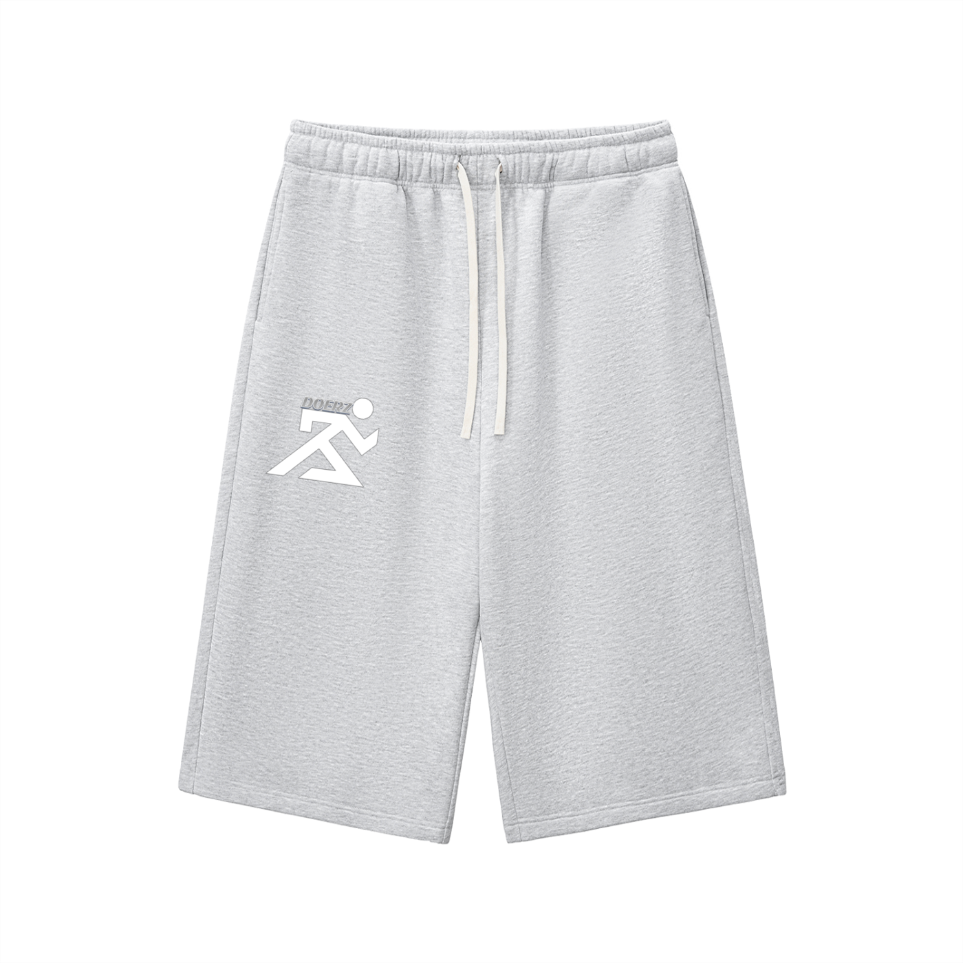 Relaxed Drawstring 3/4 Sweatpants