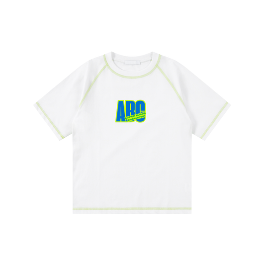 Loose Contrast-Stitched Kids' T-Shirt
