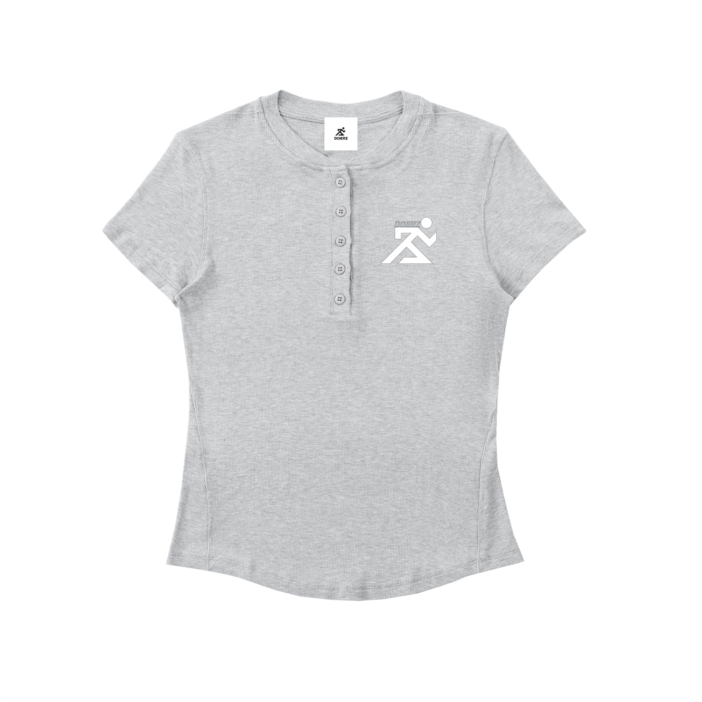 Modal Bodycon Henley Shirt