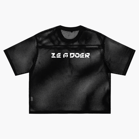 See-through Boxy Net T-shirt