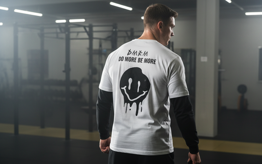 Layered Contrast Sleeve Cotton T-Shirt.