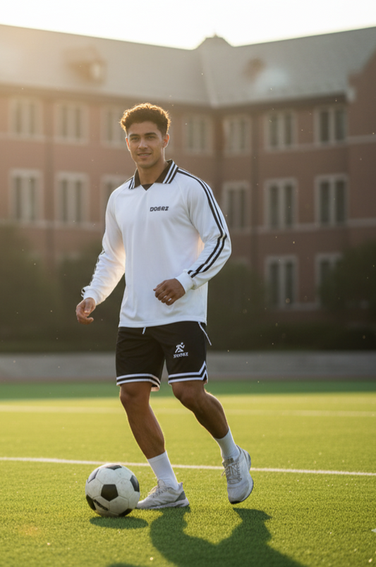 Classic Stripe Trim Basketball Shorts