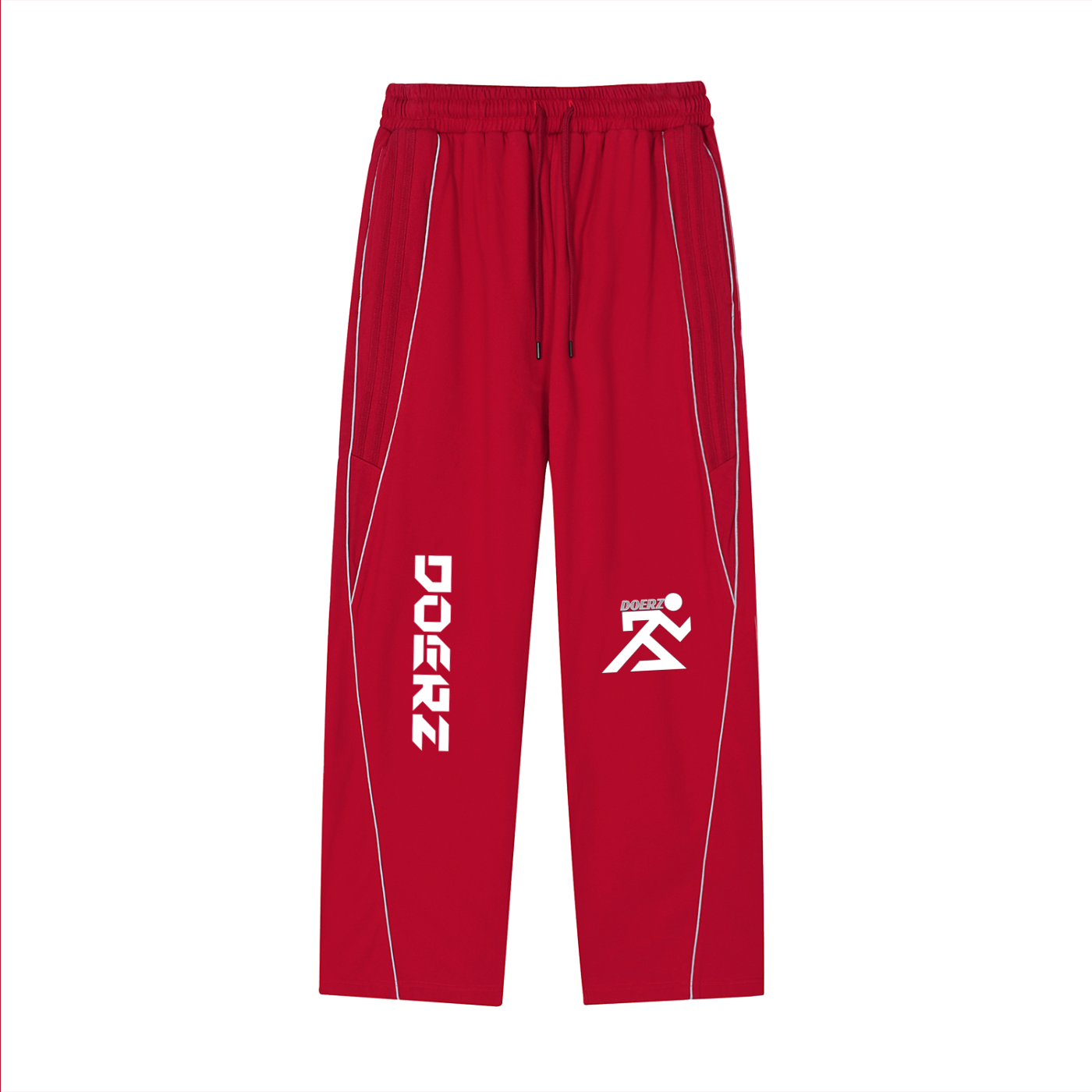 Reflection Striped Straight-Leg Sweatpants