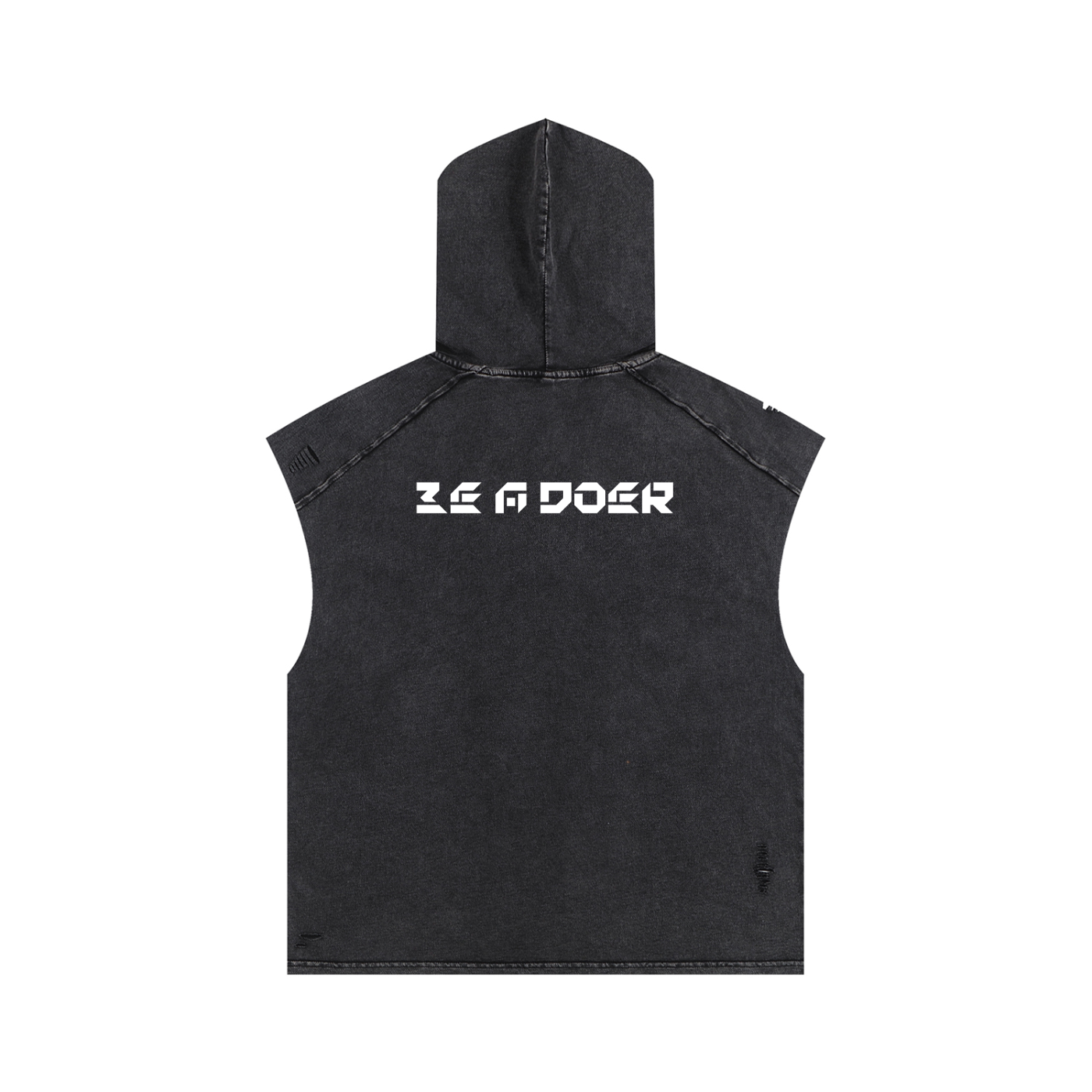 Snow Washed Hooded Tank Top