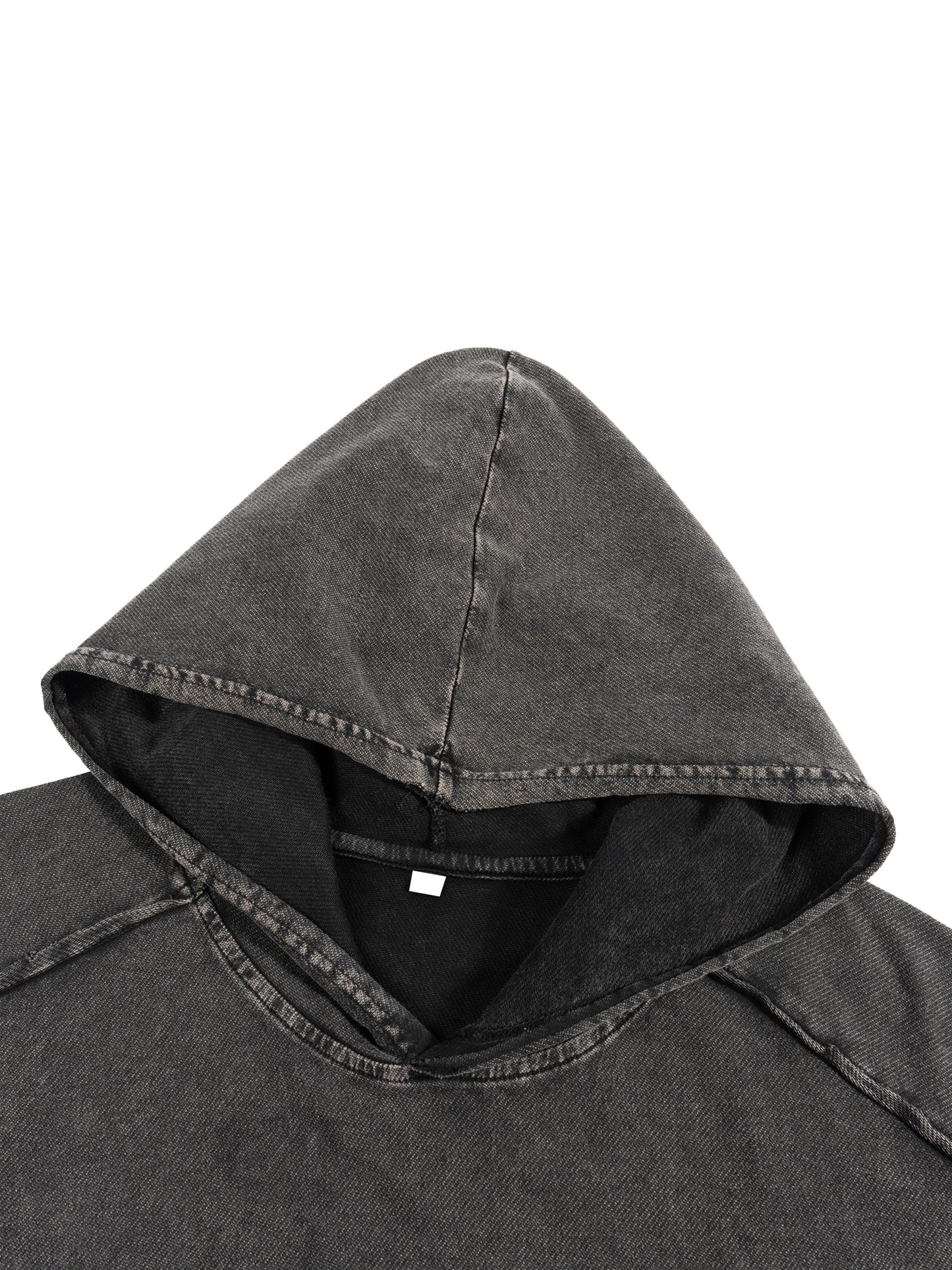 Snow Washed Hooded Tank Top
