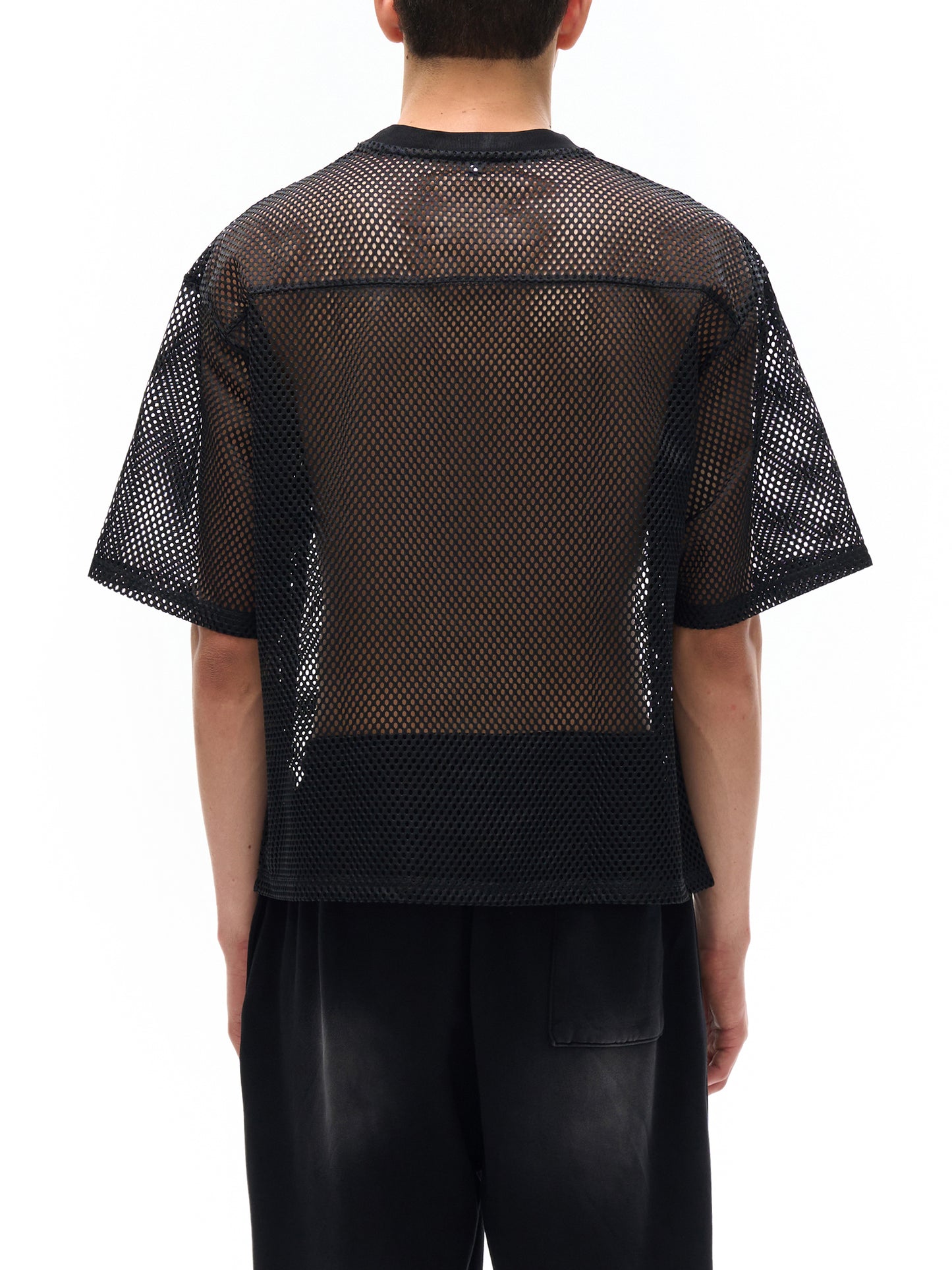 See-through Boxy Net T-shirt