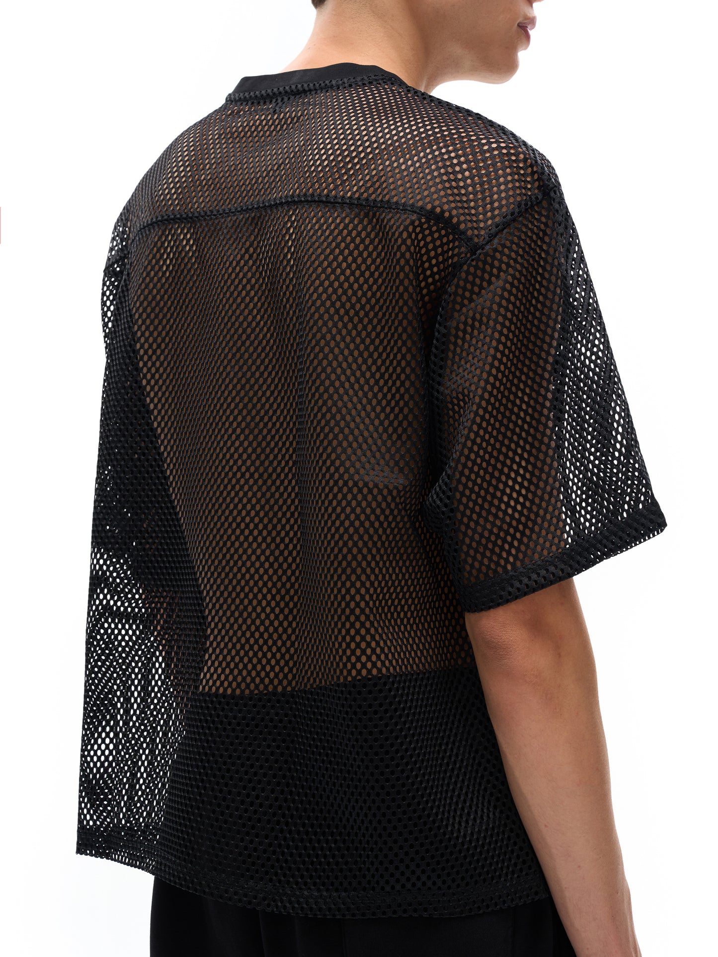 See-through Boxy Net T-shirt